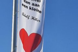 Aangifte tegen uithanger fascistische vlag in Voorhout
